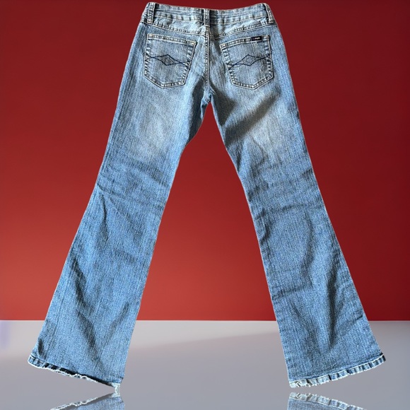 Angels low rise flare jeans Sz. 3 Vintage Y2K - Picture 2 of 9